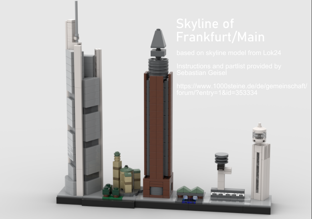 Lego Frankfurt Skyline MOC