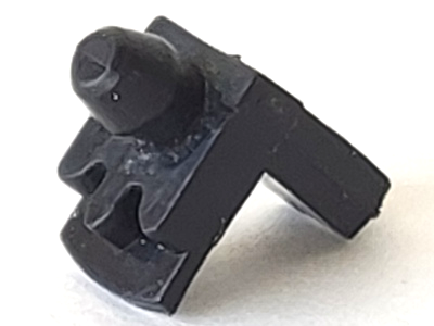 Lego Vehicle, Tractor Chassis End Steering Link / Black