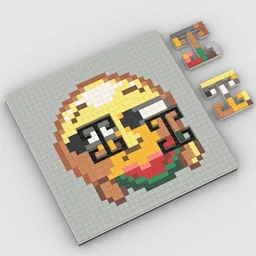 Puzzle Tessellation:H 7x8 size 32x32