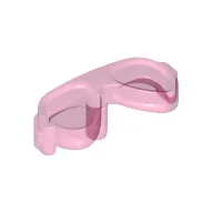 Headwear Accessory Glasses with Pin / Trans-Dark Pink