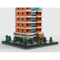 Micro orange building