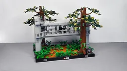 Luke Surrenders to Vader Endor Diorama