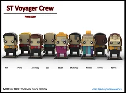 ST Crew - Voyager - Brickheadz