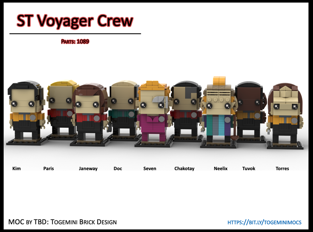 Lego ST Crew - Voyager - Brickheadz