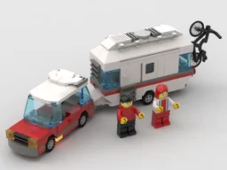 Car with camper 2018 - MOC Set 6694