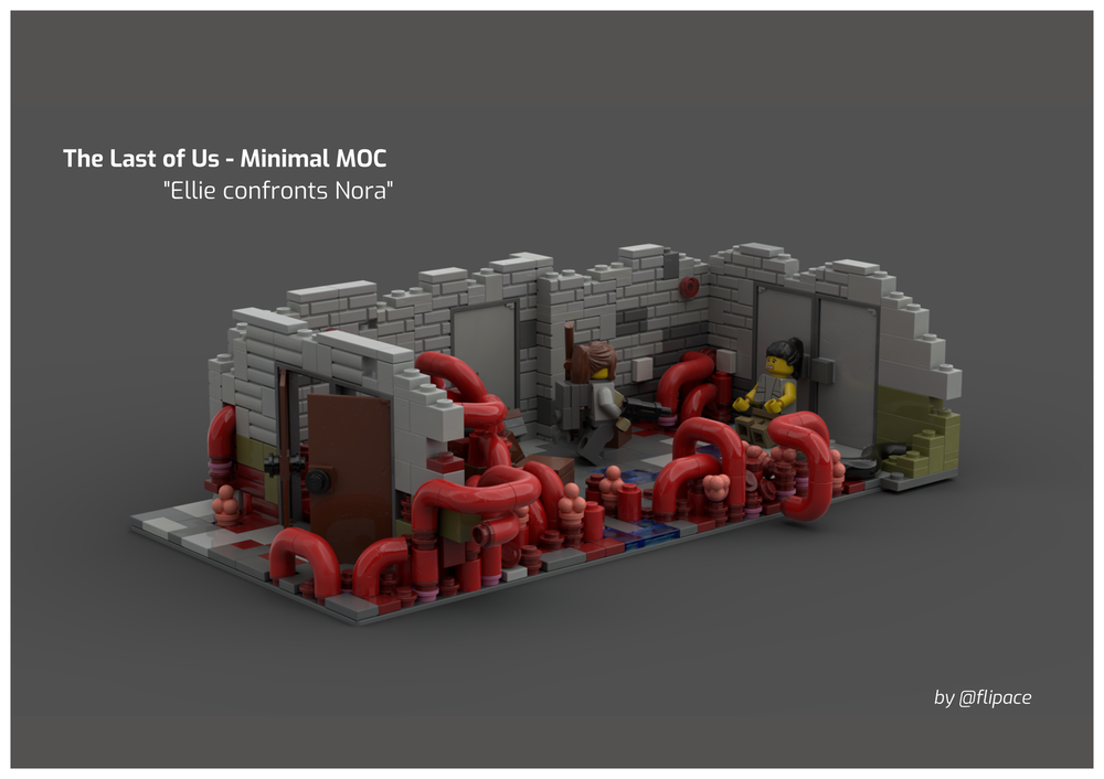 Lego TLOU - Minimal - Ellie confronts Nora