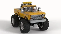 1979 Ford F-250 Monster Truck in Bright Light Orange!