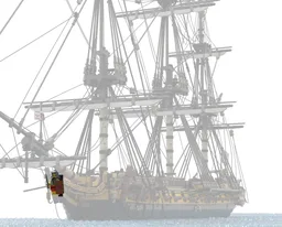 Figurehead modification for HMS Euryalus