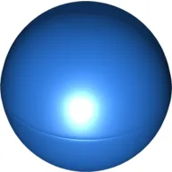 Ball, Hard Plastic, 51mm (approx. 6 studs diameter) / Blue