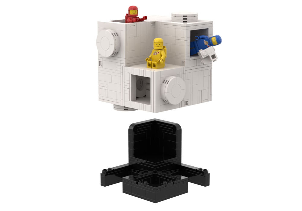 Lego Stand for Upscaled Creator Expert Logo