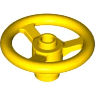 Technic Steering Wheel Small (3 Studs Diameter) / Yellow