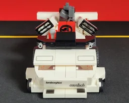 Tooned Lamborghini Countach & Wheel Balancing Machine
