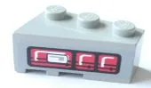 Wedge 3 x 2 Right with Taillights Pattern (Sticker) - Set 8479