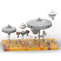Micro Dioramas for 5 Planets