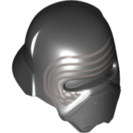 Lego Helmet with Silver Lines Print (Kylo Ren) / Black