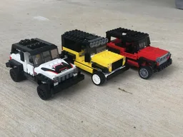 76897 Yellow Jeep Wrangler
