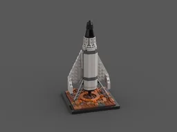 By Gemini to Mars! (1:110 Saturn V scale)