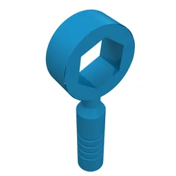 Tool Wrench / Spanner, Box [3-Rib Handle] / Dark Azure