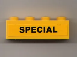 Brick 1 x 4 with Black 'SPECIAL' Pattern (Sticker) - Set 7900