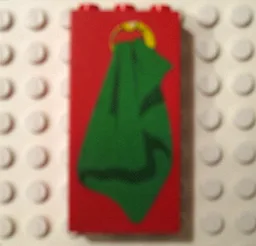Brick 1 x 3 x 5 with Towel Pattern (Sticker) - Set 230-1