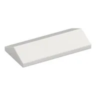 Brick Sloped 33° 2 x 4 Double / White