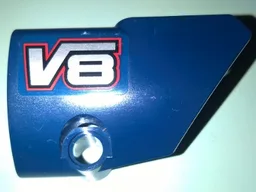 Technic, Panel Fairing # 2 Small Smooth Short, Side B with 'V8' Pattern (Sticker) - Set 41999