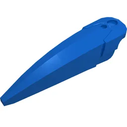 Large Figure Limb Cover / Claw / Spike Large with Axle / Blue