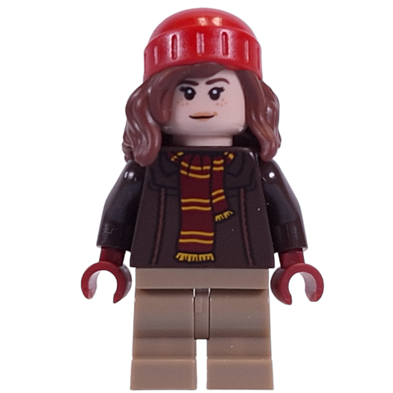 Lego Hermione Granger - Dark Brown Jacket, Red Hat
