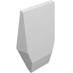 Large Figure Armor Plate, Small / White