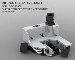 Diorama Display Stand for 75356 Executor