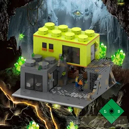 Bricks to live in Power Miners version