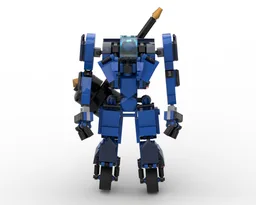 Blue Wheelie Mech