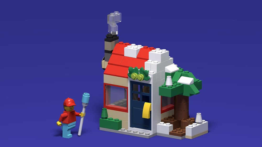 Lego BYGGLEK Snowy Cabin