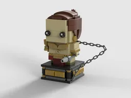 slave leia brickheadz