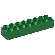 Duplo Brick 2 x 8 / Green