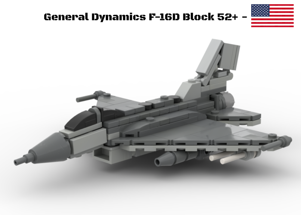 Lego General Dynamics F-16D Block 52+