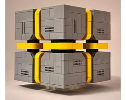 Sci-Fi Caution Cube,