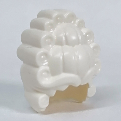 Lego Hair Big Wig, Aristrocrate / White
