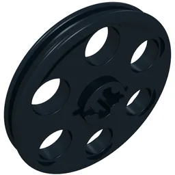 Technic Wedge Belt Wheel [aka Pulley] / Black