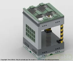 V2: Modular Logistics Center - Rear Section