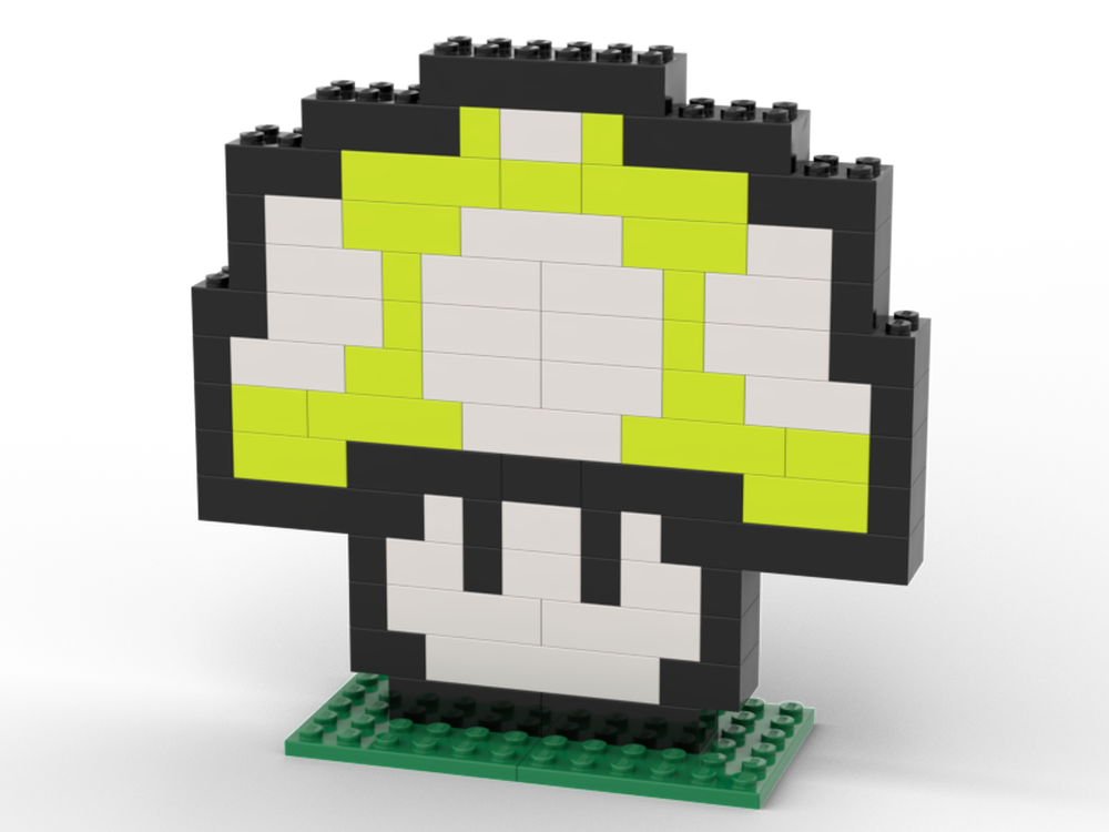 Lego Mario Mushroom 1UP