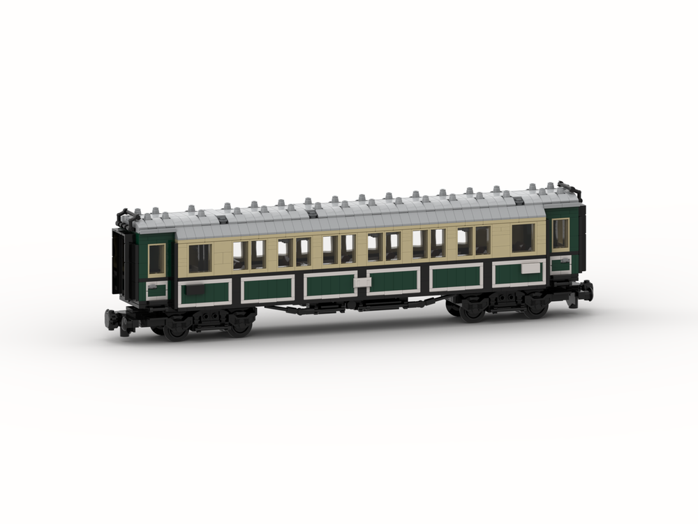 Lego Bavarian Express Train 1st/2nd Class Passenger Coach (8w)