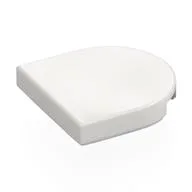Tile Round 2 x 2 Half Circle / White