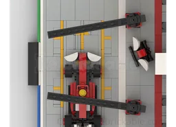 F1 pit stop garage