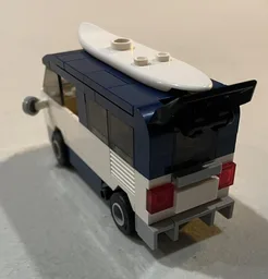 Dark Blue Surfer Van