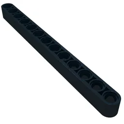 Technic Beam 1 x 13 Thick / Black