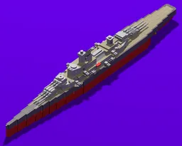 1:350 scale Hindenberg class cruiser