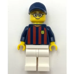 FC Barcelona Fan - White Legs, Dark Blue Cap