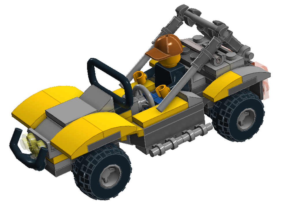 Lego Buggy with rollcage and machete