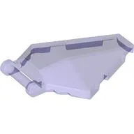 Windscreen 6 x 4 x 1 Hexagonal with Handle / Trans-Purple
